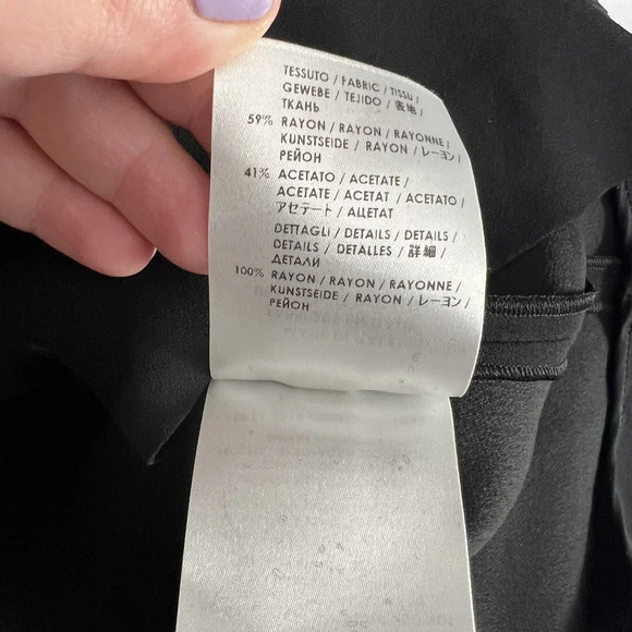 Stella McCartney Fringe Trimmed Sleeveless Top Black Size 36 / US 0-2 - Picture 11 of 11